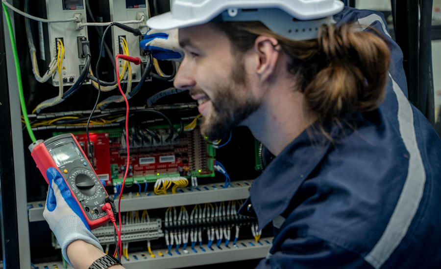 en behörig elektriker är ett krav vid de flesta installationer här i Sverige likaså när det gäller inkoppling av nätstationer